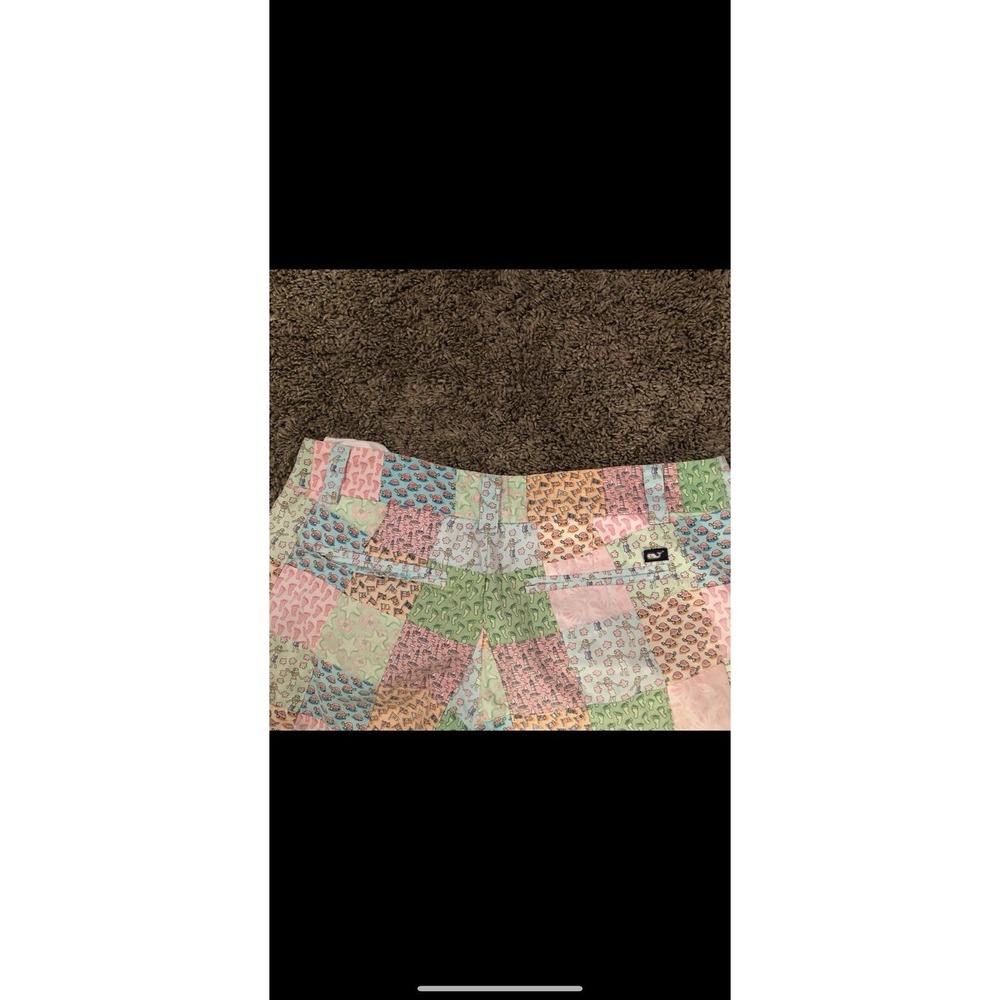 Vineyard Vines Shorts Womens 4 Multicolor Patchwork Nautical Quilted Sea‎ Life - Picture 2 of 3